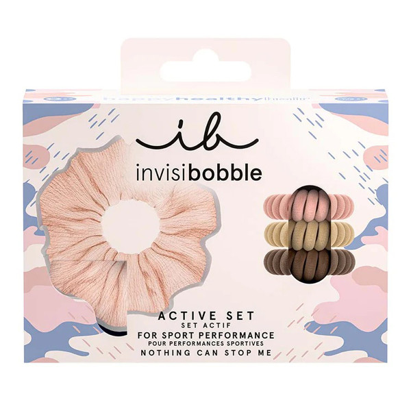Подарунковий набір (Резинка Sprunchie та 3 резинки Power) Invisibobble Gift Set Nothing Can Stop Me