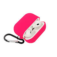 Чохол на AirPods Pro silicon case з мікрофіброю Hot Pink