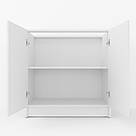 Тумба кухонна з полицею з ДСП та МДФ фасадом 80 см завширшки Підлоговий модуль для кухні без стільниці, фото 9