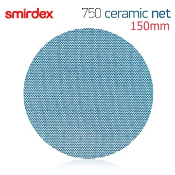 Керамічна сітка Р120 SMIRDEX 750 150 ММ шліфувальні диски на ліпучці