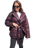 Жіноча демісезонна стьобана куртка