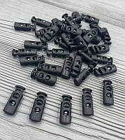 Фіксатор 3351 чорний пластик (50 штук)