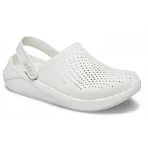 Сабо Crocs LiteRide Almost White Кроксы мужские/женские лайтрайд беленькие оригинал, фото 4