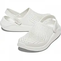 Сабо Crocs LiteRide Almost White Кроксы мужские/женские лайтрайд беленькие оригинал, фото 6