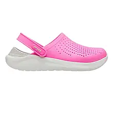 Сабо Crocs LiteRide Clog/Electric Pink Крокси жіночі лайтрайд електричний оригінальний