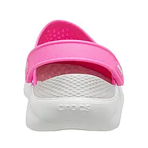 Сабо Crocs LiteRide Clog/Electric Pink Крокси жіночі лайтрайд електричний оригінальний, фото 2