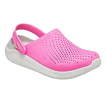 Сабо Crocs LiteRide Clog/Electric Pink Крокси жіночі лайтрайд електричний оригінальний, фото 3