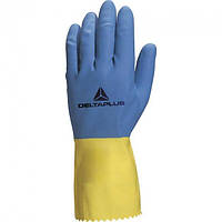 Защитные рабочие перчатки с латексным покрытием Delta Plus VE330 (размер М 8/9)