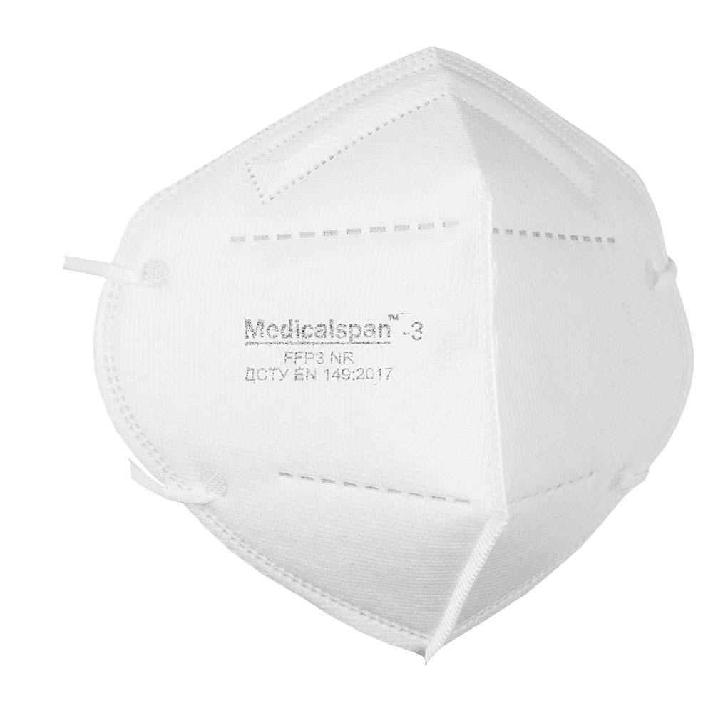 Респіратор Medicalspan MEDICALSPAN-3 FFP3 NR, УКРАЇНА