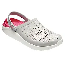 Сабо Crocs LiteRide Clog Pearl/White Крокси жіночі лайтрайд перлинно-білі оригінал, фото 4