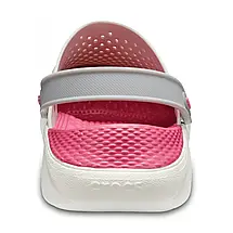Сабо Crocs LiteRide Clog Pearl/White Крокси жіночі лайтрайд перлинно-білі оригінал, фото 5