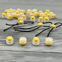 Фіксатор для шнура 3122 прозоро-жовтий (50 штук)