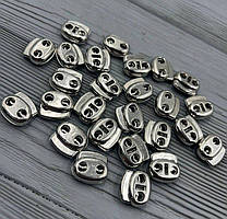 Фіксатор для шнура 3370 порося нікель пластик (50 штук)