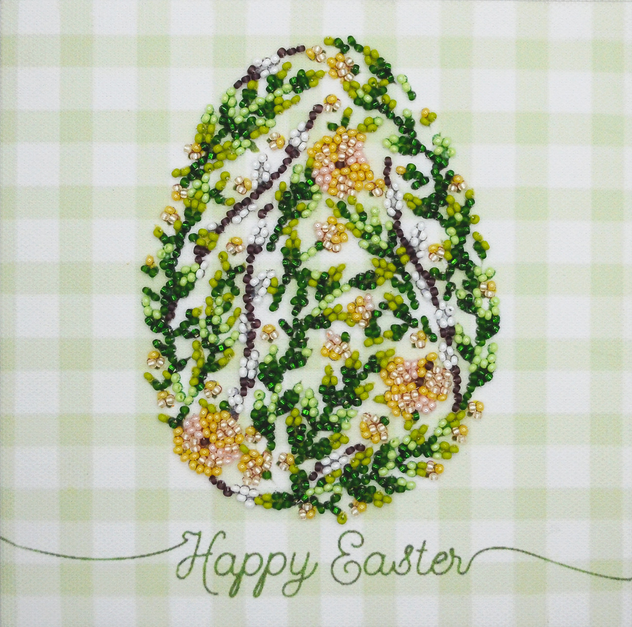 Набір для вишивки бісером Міні Пасхальний первоцвіт (15 х 15 см) Абрис Арт AM-242, фото 1