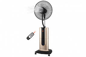 Вентилятор ARDESTO FNM-X2G підлоговий, 47см, 100Вт, пульт ДК, дисплей, зі зволоженням, чорно-бронзовий