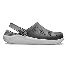 Сабо Crocs LiteRide Clog Black/Smoke Крокси чоловічі/жіночі лайтрайд чорно-димчасті оригінал