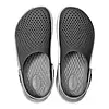 Сабо Crocs LiteRide Clog Black/Smoke Крокси чоловічі/жіночі лайтрайд чорно-димчасті оригінал, фото 6