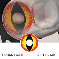Кольорові контактні лінзи Urban Layer Red Lizard