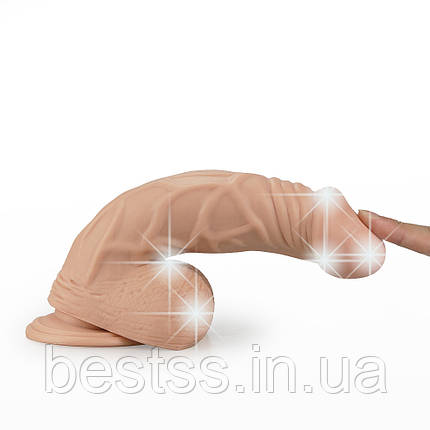 Реалістичний вібратор з пультом управління Real Extreme Vibrating Dildo 9", фото 2