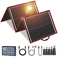 Солнечная панель DOKIO 160W Контроллер 12V Складная Влагозащита