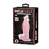 Надувний фалоімітатор з присоскою Inflatable Dildo, фото 8