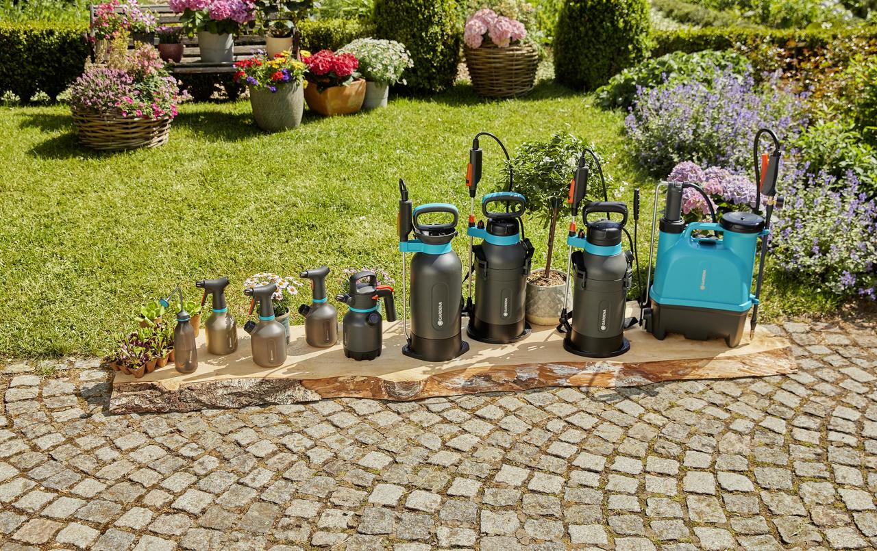 Купить Опрыскиватель ручной Gardena Comfort 5 литров + ручной 0.75 л ...