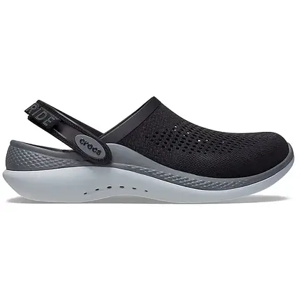 Крокси Crocs LiteRide 360 Clog Black/Slate Grey, фото 1