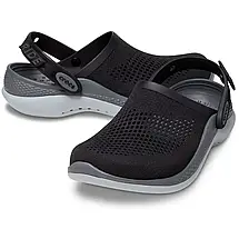 Крокси Crocs LiteRide 360 Clog Black/Slate Grey, фото 6