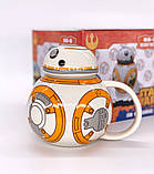 Керамічна чашка/кухоль для чаю/кава з кришкою BB-8 Зоряні Війни 400 мл (LB-88231), фото 3