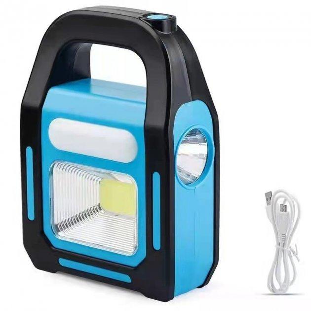 Ліхтар акумуляторний Bailong BL-925 із сонячною й USB-зарядкою