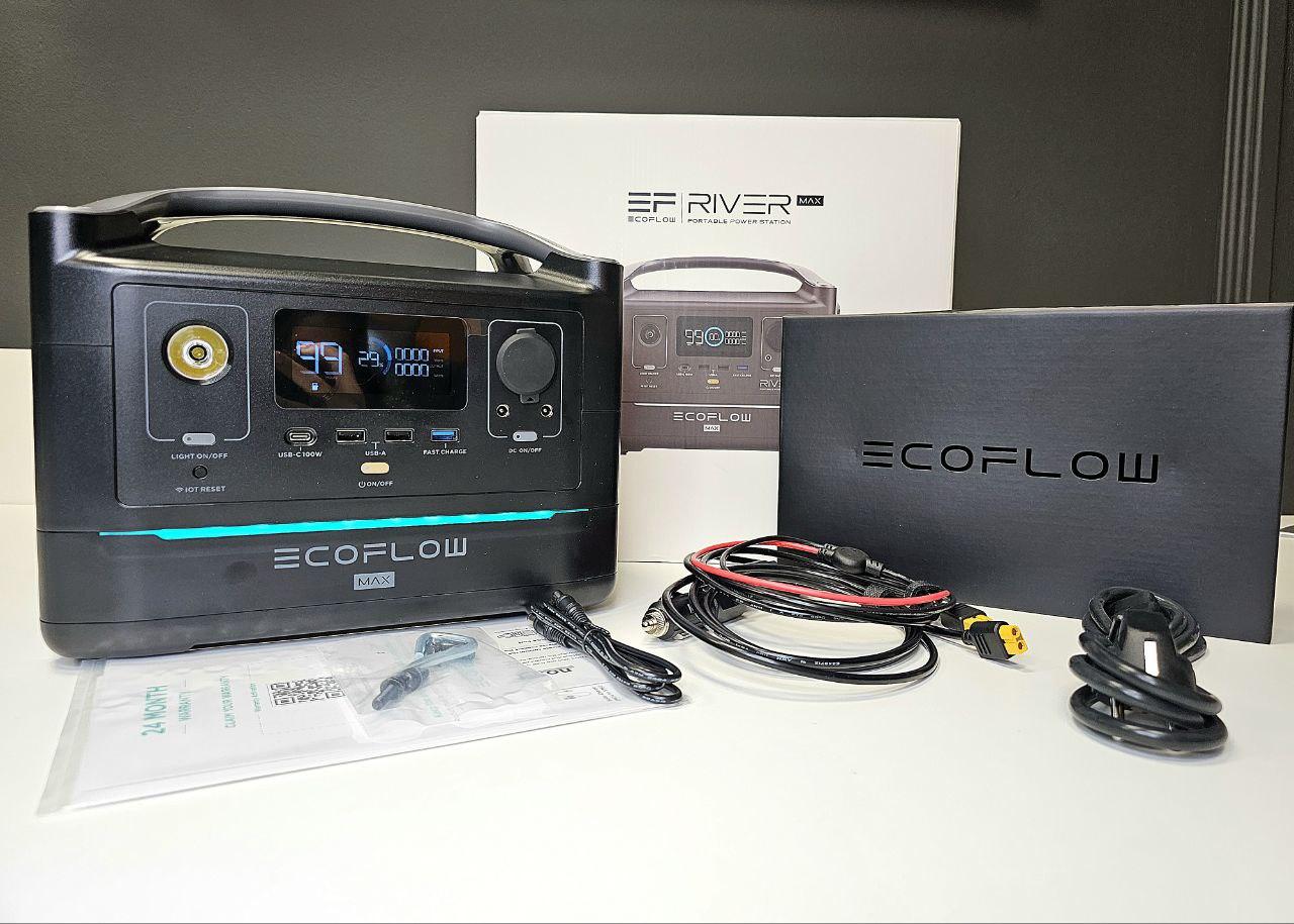 Зарядна станція EcoFlow RIVER Max 600 Вт (EFRIVER600MAX)