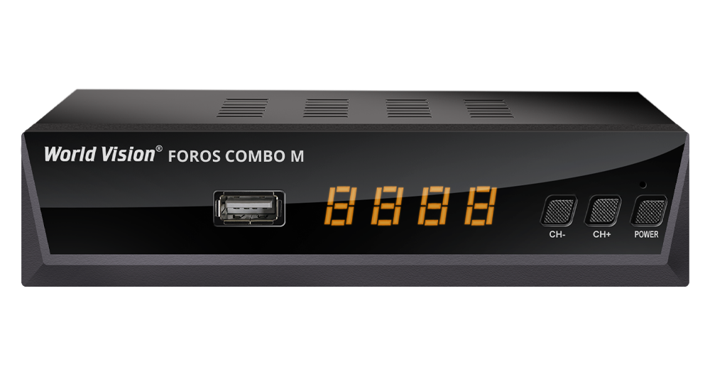 World Vision Foros Combo M DVB-S/S2/T2/C комбінований ресивер з ...