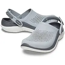 Кроксы Crocs LiteRide 360 Clog Light Grey/Slate Grey, фото 4