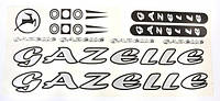 Наклейка Gazelle на раму велосипеда, серый (NAK048)