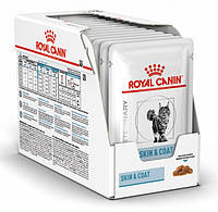 Royal Canin Skin&Coat 85г - корм для кошек при дерматозе и выпадении шерсти - 1 шт