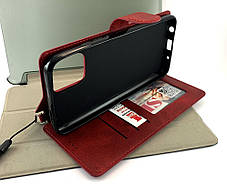 Чохол на Xiaomi Redmi A1, A2 книжка бічний з підставкою червоний, фото 3