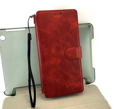 Чохол на Xiaomi Redmi A1, A2 книжка бічний з підставкою червоний, фото 1