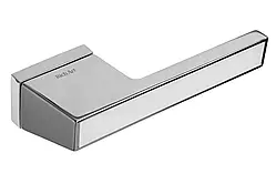 Ручка дверна Грейт 511 R68 Хром із білою вставкою арт 1487