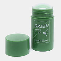 Зеленая маска стик для лица с органической глиной и зеленым чаем Green Stick Mask для глубокого очищения