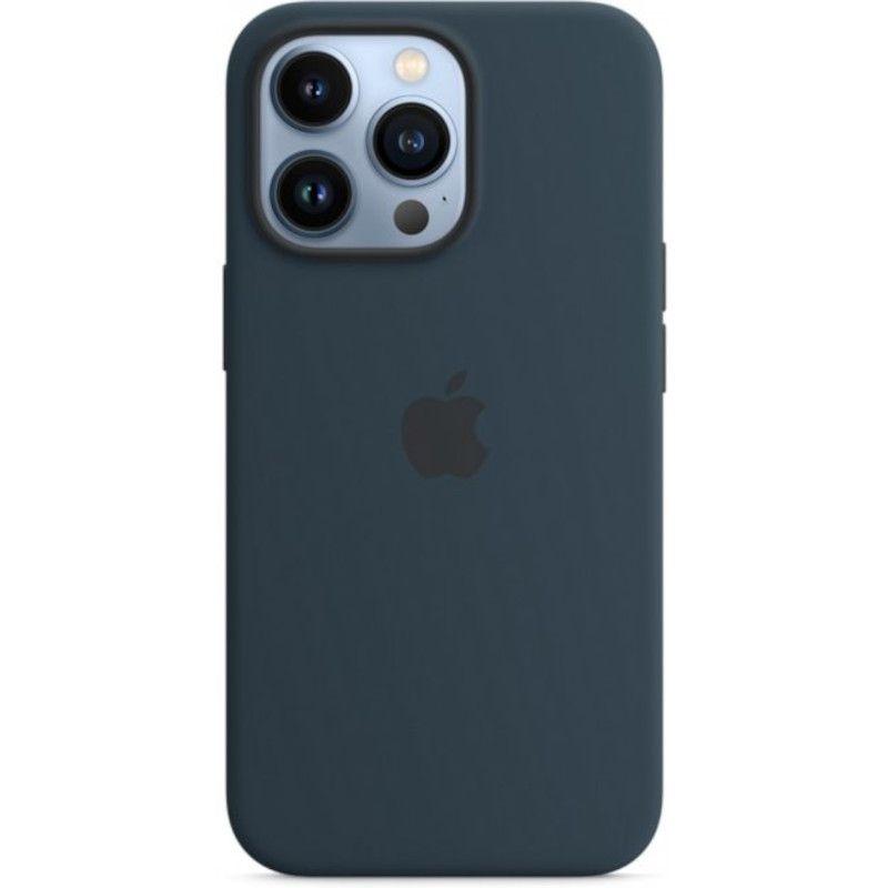 Оригінальний чохол Apple Silicone Case MagSafe Abyss Blue для iPhone 13 Pro