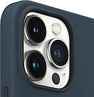 Оригінальний чохол Apple Silicone Case MagSafe Abyss Blue для iPhone 13 Pro, фото 4
