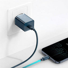 МЗП Baseus Super Si Quick Charger 1C 20W EU Blue, фото 4