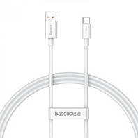 Кабель Baseus Superior Series (SUPERVOOC) Fast Charging Data Cable USB to Type-C 65W 1m White