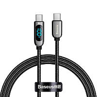 Кабель Baseus Display Fast Charging Data Cable Type-C to Type-C 100W 1m Black