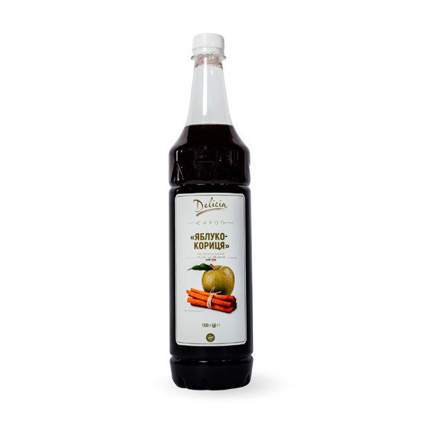 Сироп Яблуко кориця Delicia 1л