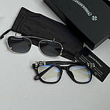 Чоловічі сонцезахисні окуляри Chrome Hearts Pump Me LUX, фото 2