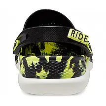 Крокси Crocs LiteRide 360 Marbled Clog Black / Citrus, фото 3