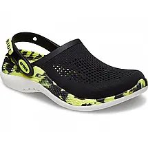 Крокси Crocs LiteRide 360 Marbled Clog Black / Citrus, фото 4