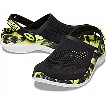 Крокси Crocs LiteRide 360 Marbled Clog Black / Citrus, фото 6
