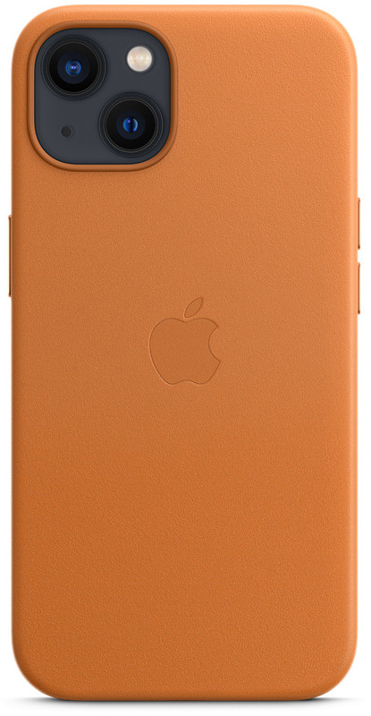 Оригінальний Чохол Apple Leather Case with MagSafe Golden Brown для iPhone 13